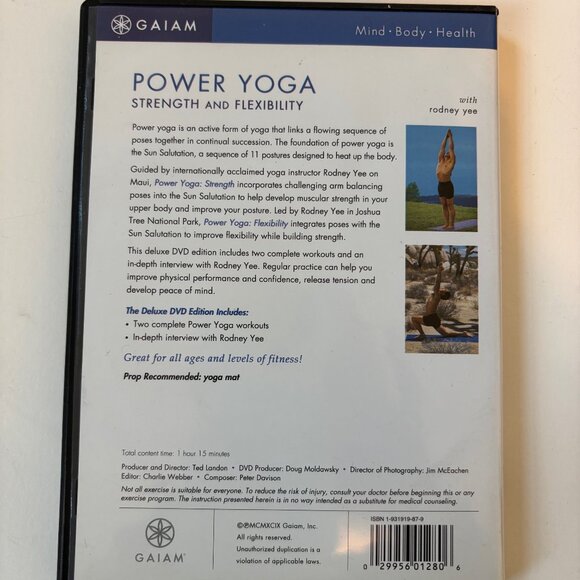 Rodney Yee Power Yoga DVD - Picture 2 of 3